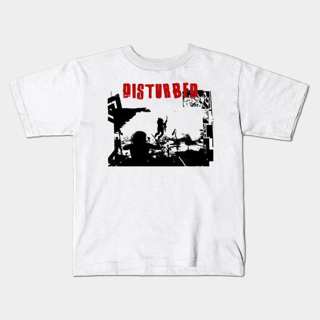 disturbed livo on pekor Kids T-Shirt by sneaky geek studio